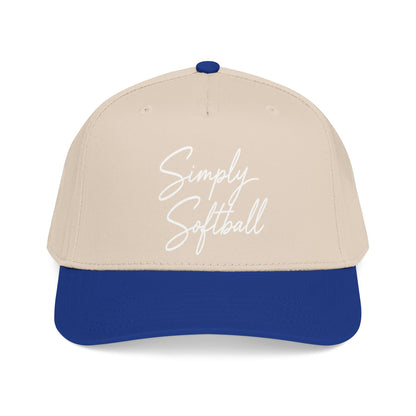 Simply Softball Embroidered Cap