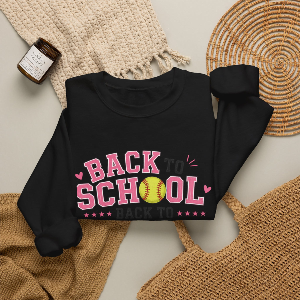 'Back to School Back to Ball' Crewneck Sweatshirt