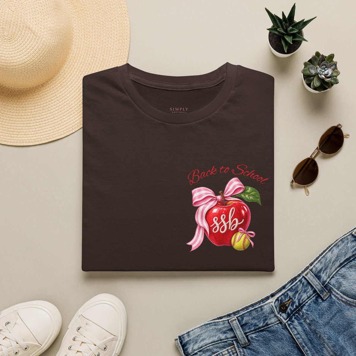 Back to School Apple T-Shirt SSB