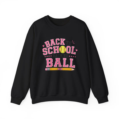 'Back to School Back to Ball' Crewneck Sweatshirt