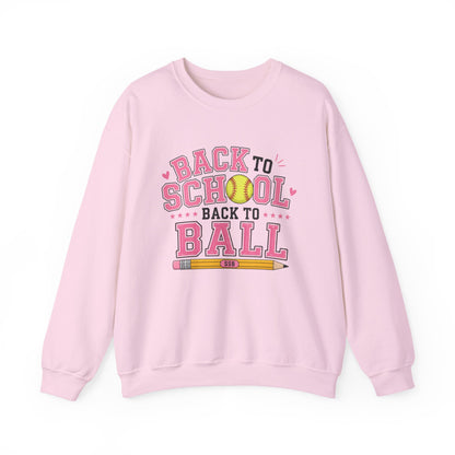 'Back to School Back to Ball' Crewneck Sweatshirt