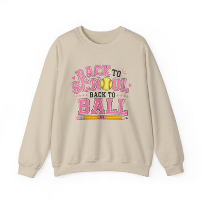 'Back to School Back to Ball' Crewneck Sweatshirt