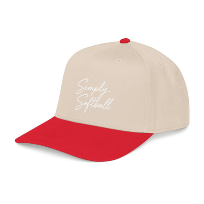 Simply Softball Embroidered Cap