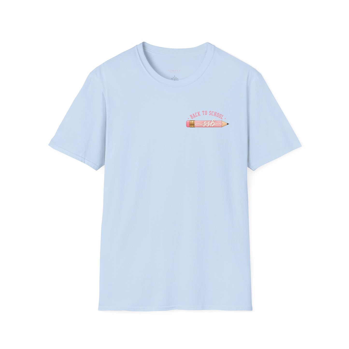 Back to School Pink Pencil T-Shirt