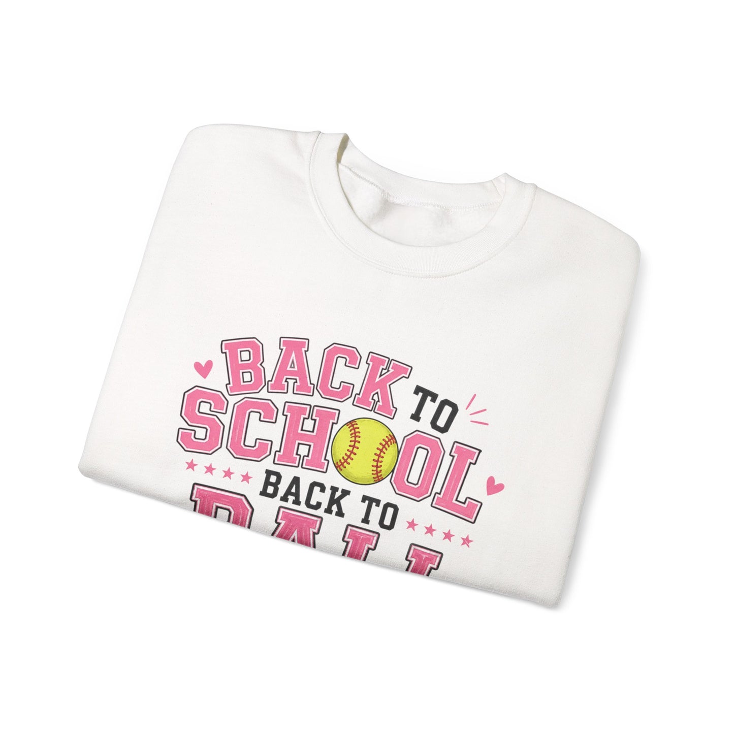 'Back to School Back to Ball' Crewneck Sweatshirt