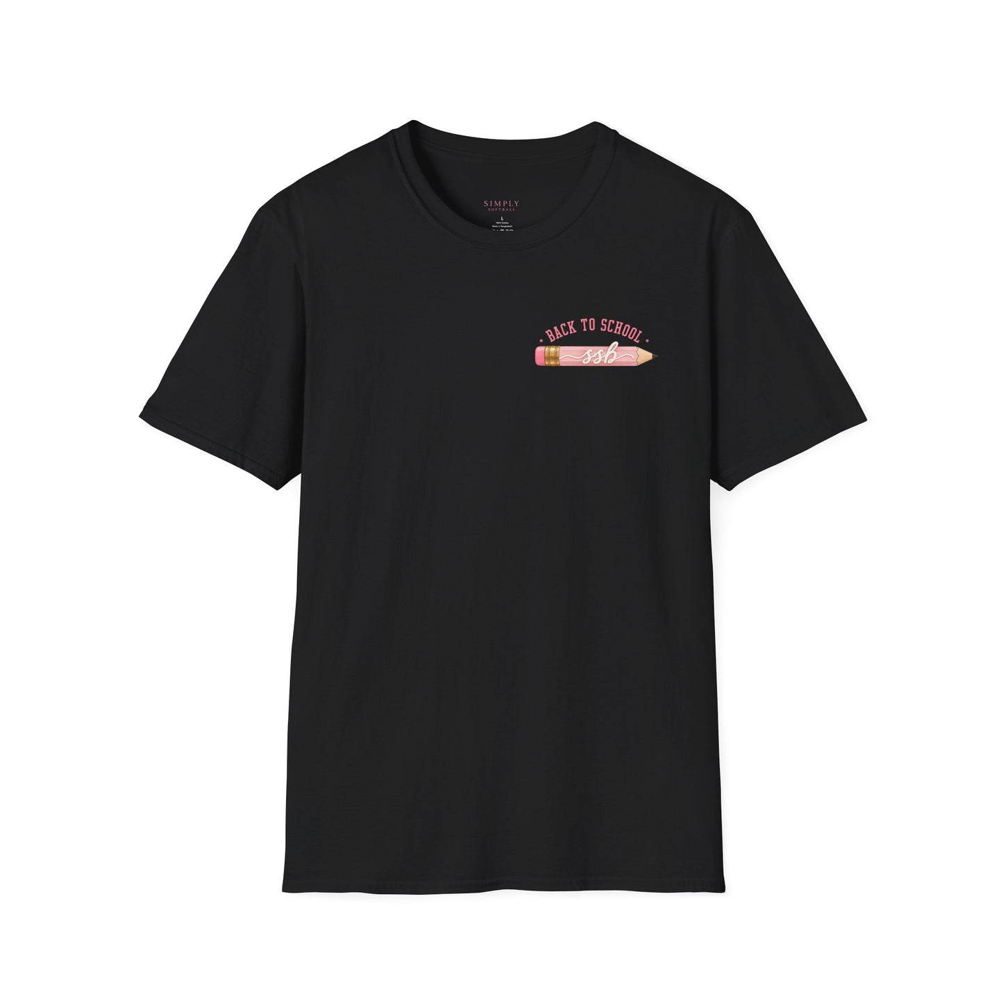 Back to School Pink Pencil T-Shirt