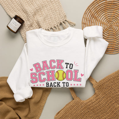 'Back to School Back to Ball' Crewneck Sweatshirt