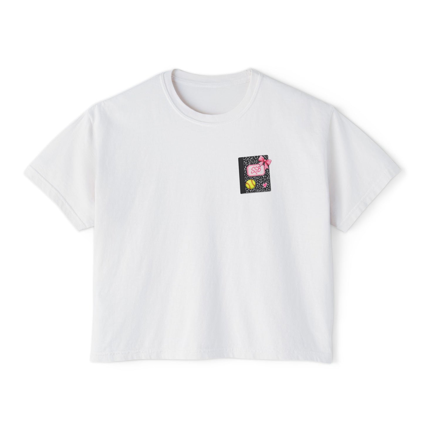 Pink School Bus Women's Boxy Tee