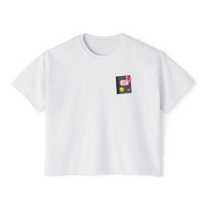 Pink School Bus Women's Boxy Tee