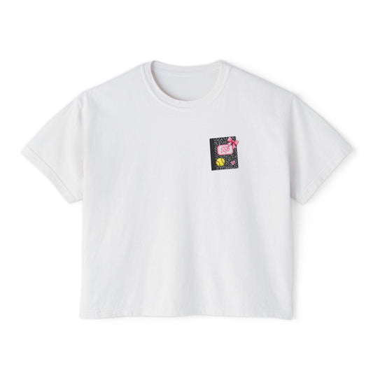 Pink School Bus Women's Boxy Tee