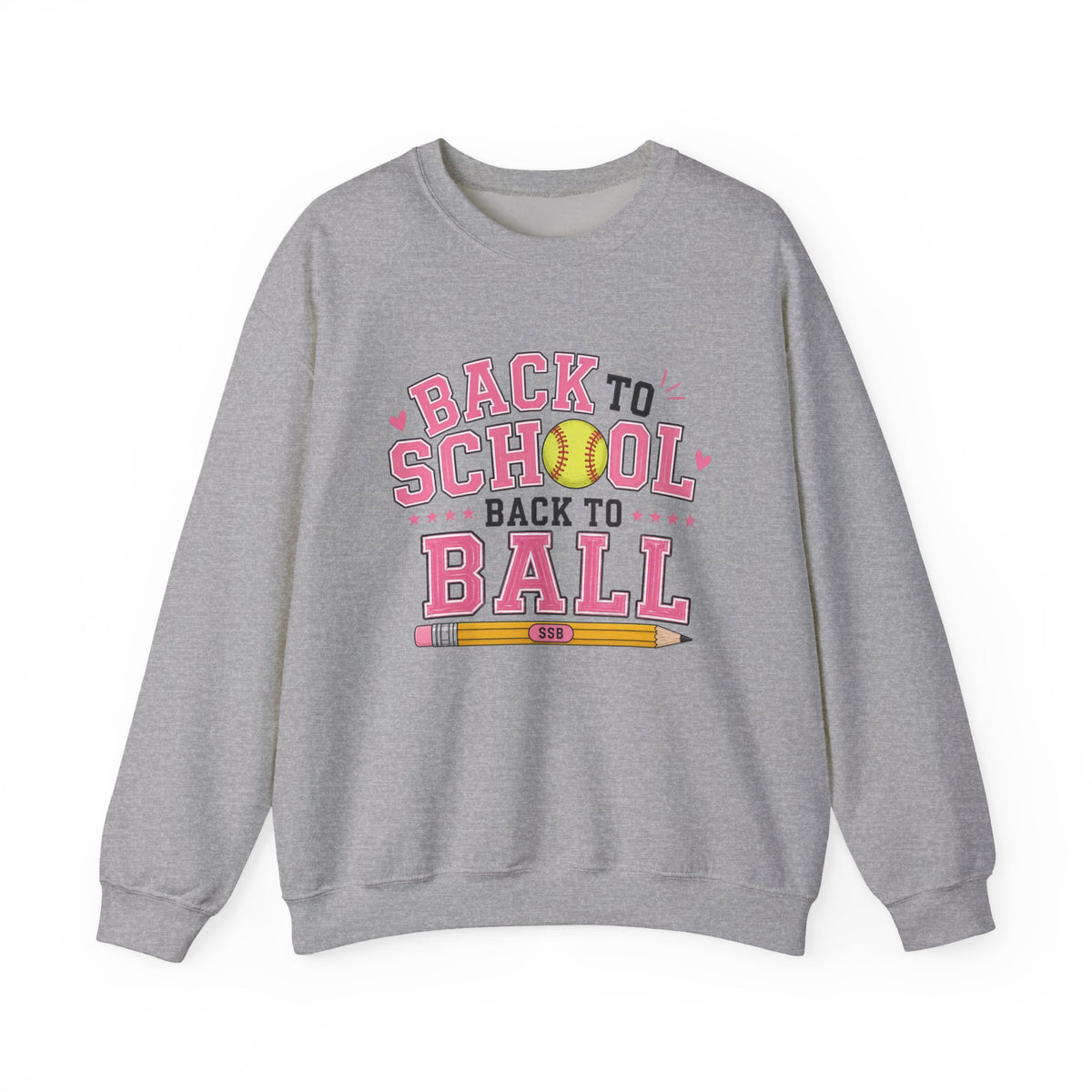 'Back to School Back to Ball' Crewneck Sweatshirt