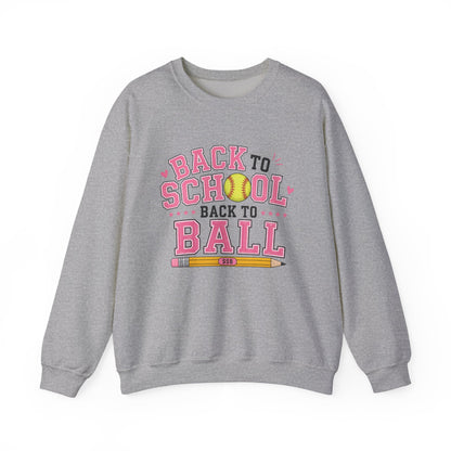 'Back to School Back to Ball' Crewneck Sweatshirt