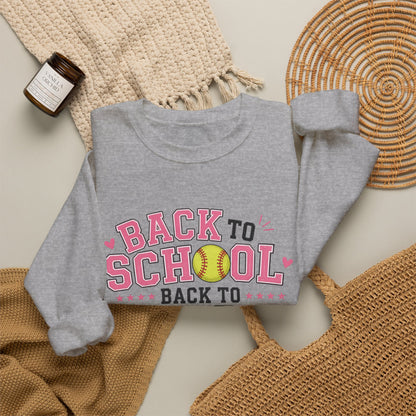 'Back to School Back to Ball' Crewneck Sweatshirt