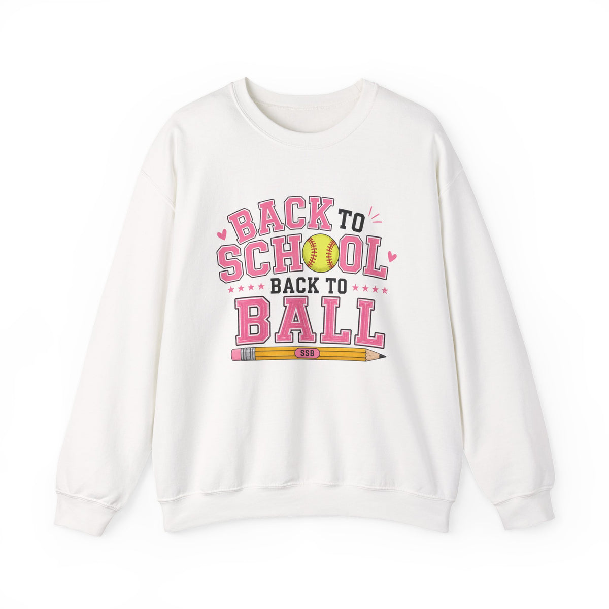 'Back to School Back to Ball' Crewneck Sweatshirt