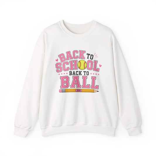 'Back to School Back to Ball' Crewneck Sweatshirt