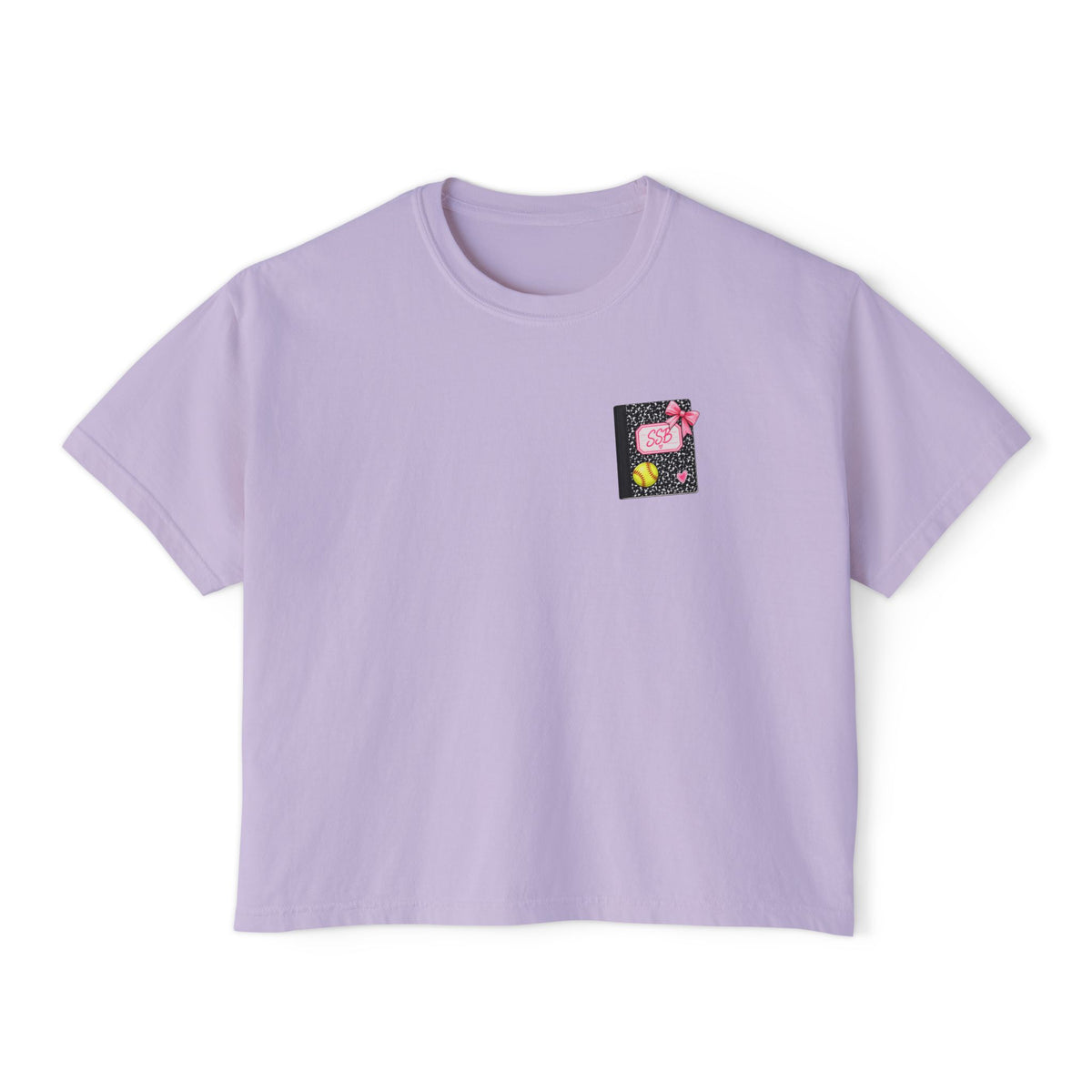 Pink School Bus Women's Boxy Tee