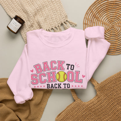 'Back to School Back to Ball' Crewneck Sweatshirt