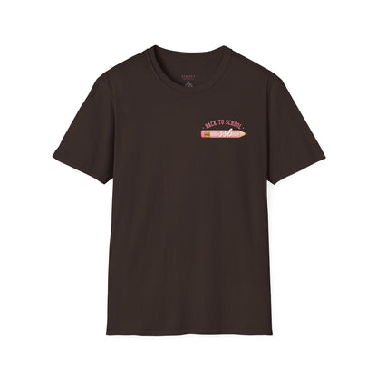 Back to School Pink Pencil T-Shirt