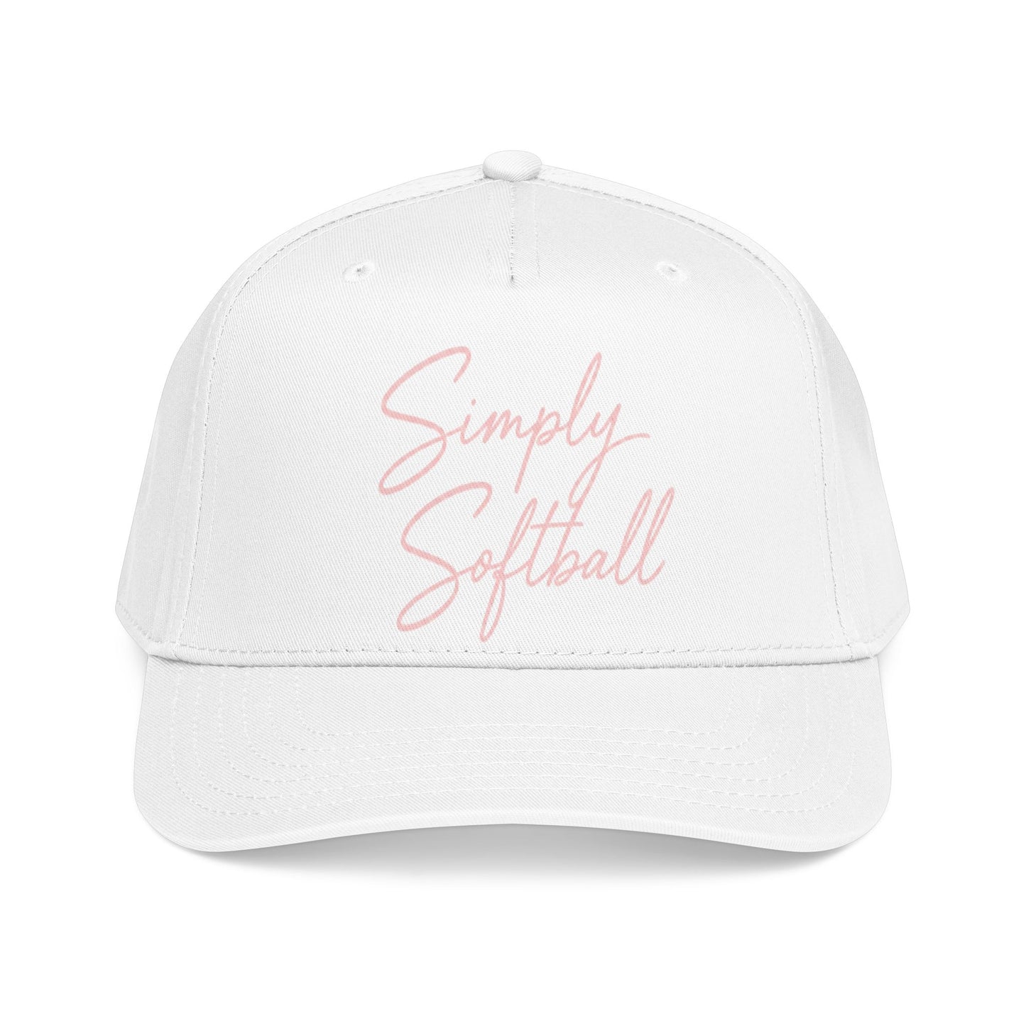 Simply Softball Embroidered Cap