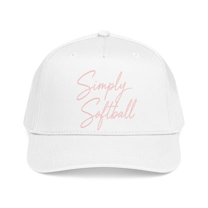 Simply Softball Embroidered Cap