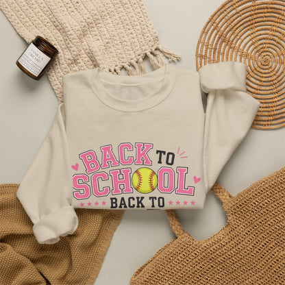 'Back to School Back to Ball' Crewneck Sweatshirt