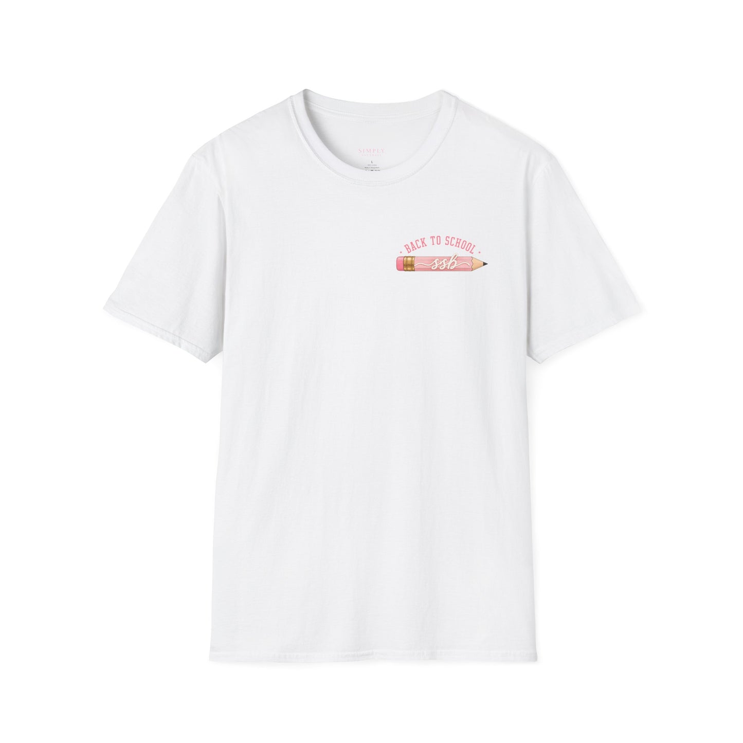 Back to School Pink Pencil T-Shirt