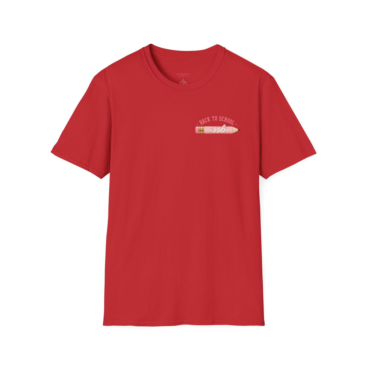 Back to School Pink Pencil T-Shirt