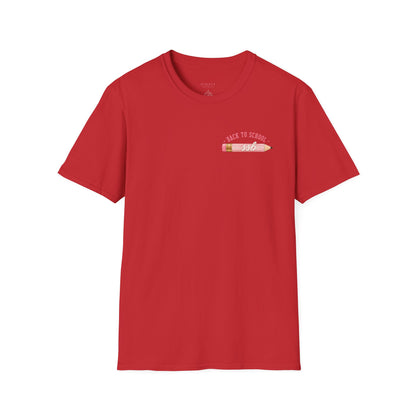 Back to School Pink Pencil T-Shirt