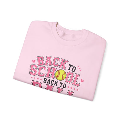 'Back to School Back to Ball' Crewneck Sweatshirt