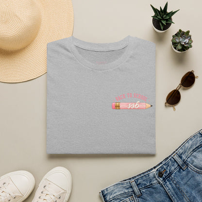 Back to School Pink Pencil T-Shirt