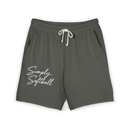 Simply Softball Fleece Sweat Shorts