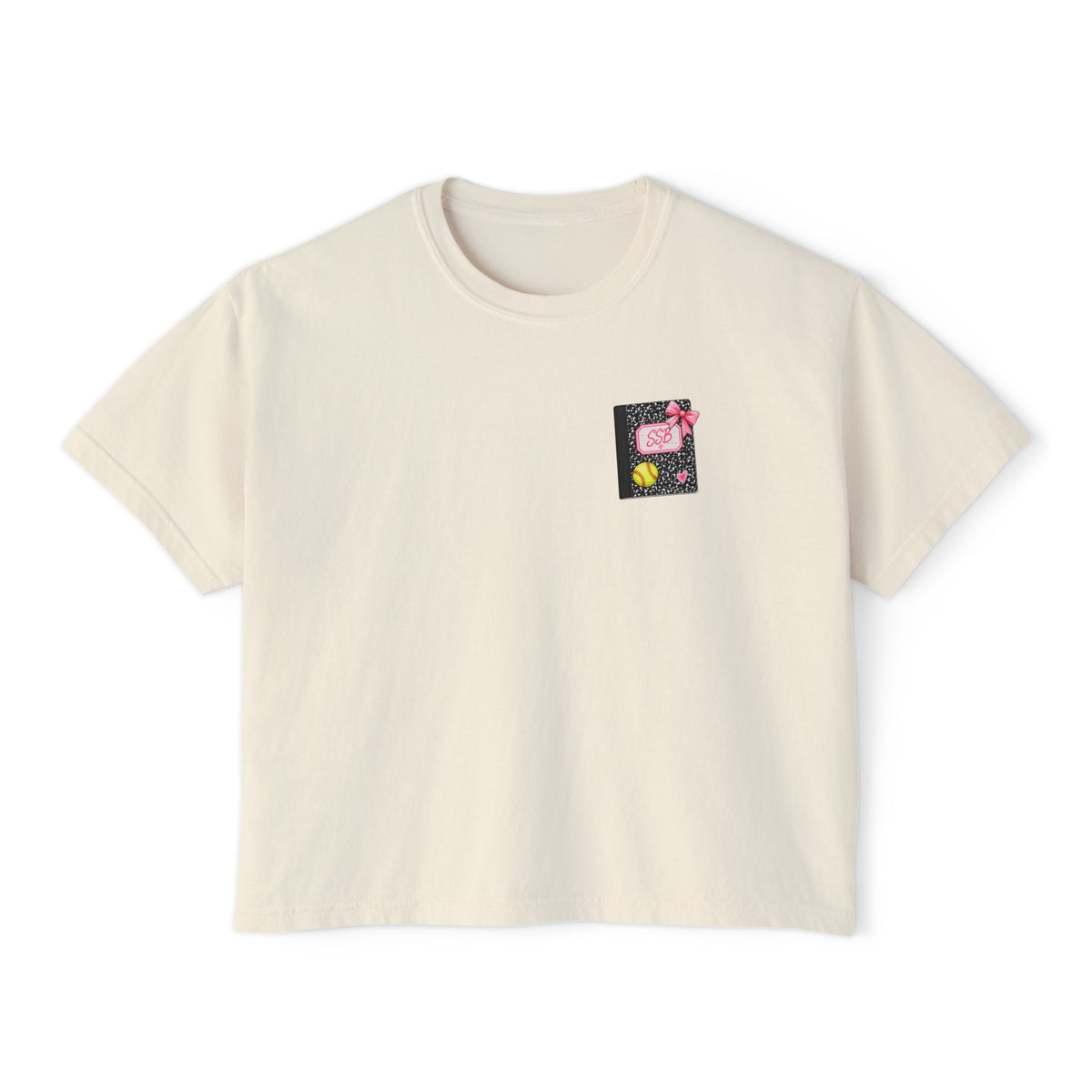 Pink School Bus Women's Boxy Tee
