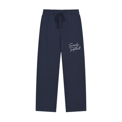 Simply Softball Straight-Leg Sweatpants