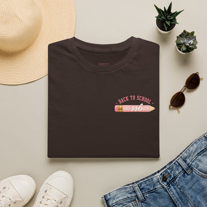 Back to School Pink Pencil T-Shirt