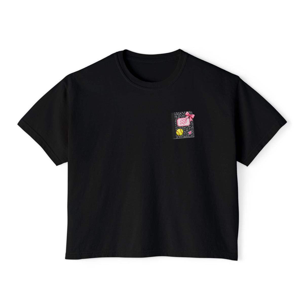 Pink School Bus Women's Boxy Tee