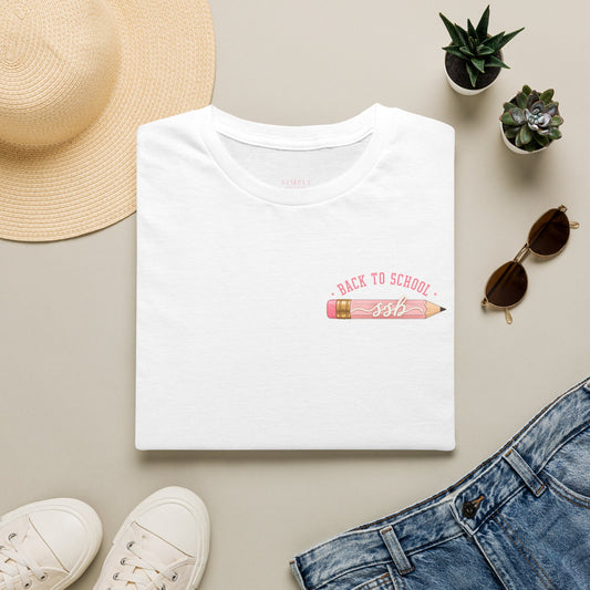 Back to School Pink Pencil T-Shirt