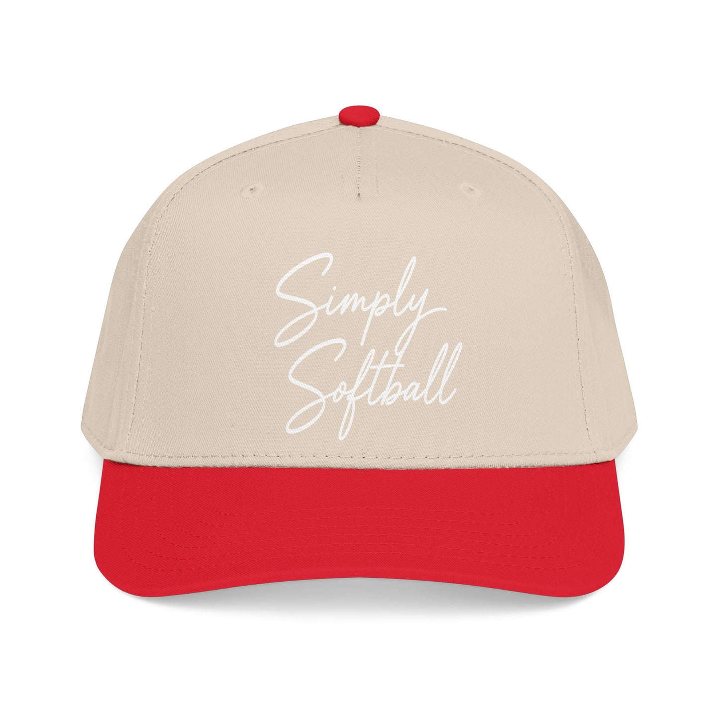 Simply Softball Embroidered Cap