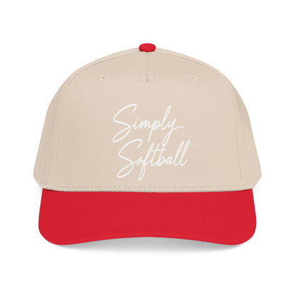 Simply Softball Embroidered Cap