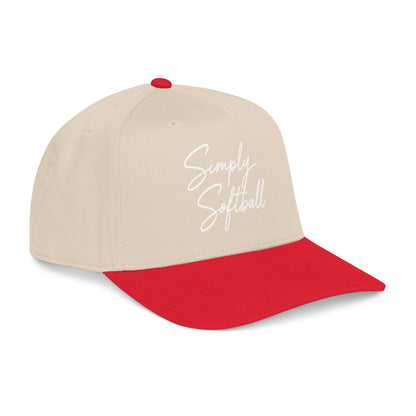 Simply Softball Embroidered Cap
