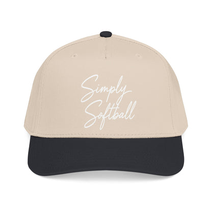 Simply Softball Embroidered Cap