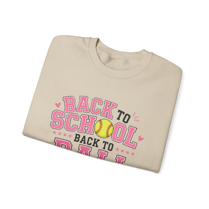 'Back to School Back to Ball' Crewneck Sweatshirt