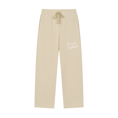 Simply Softball Straight-Leg Sweatpants