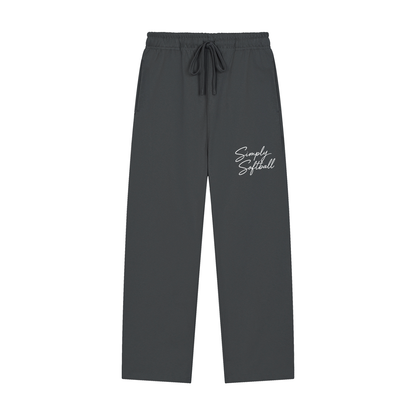 Simply Softball Straight-Leg Sweatpants